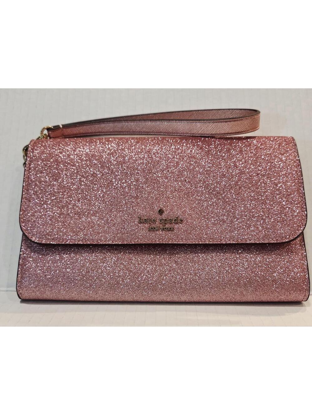 Kate Spade NY Glimmer Med Flap Wristlet